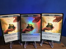 3X Aang 0001/Treasure 0022 Token -Avatar: The Last Airbender MTG, x1 Foil x2 Reg - Image 2