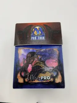 Vintage 90's Rare Magic The Gathering Pro Tournament Deck Box Rathi Dragon Art - Image 1