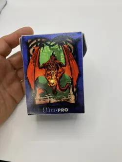 Vintage 90's Rare Magic The Gathering Pro Tournament Deck Box Rathi Dragon Art - Image 4