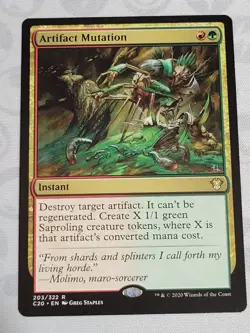 C2784 MAGIC MTG COMMANDER 2020 ARTIFACT MUTATION #203 LP RARE - Image 1