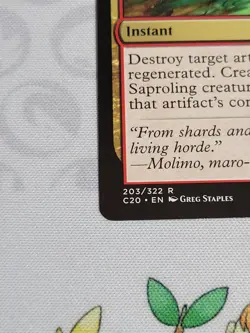 C2784 MAGIC MTG COMMANDER 2020 ARTIFACT MUTATION #203 LP RARE - Image 4