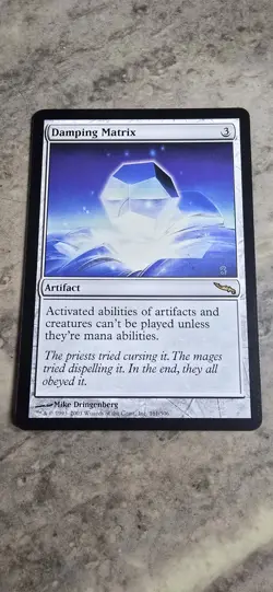 Damping Matrix Mirrodin Regular Artifact Rare MTG NM - Image 1