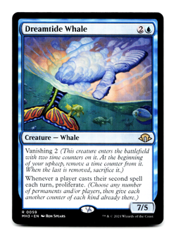 Dreamtide Whale [Modern Horizons 3] Regular Mtg Magic The Gathering NM - Image 3