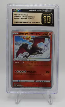 2022 POKEMON TCG RADIANT CHARIZARD HOLO 015/172 VSTAR UNIVERSE CGC 10 PRISTINE💎 - Image 1