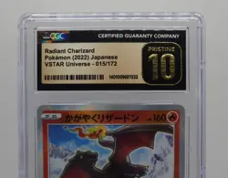 2022 POKEMON TCG RADIANT CHARIZARD HOLO 015/172 VSTAR UNIVERSE CGC 10 PRISTINE💎 - Image 3