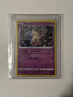 Pokemon TCG Mimikyu Darkness Ablaze 081/189 Cosmos Holo Rare - Near Mint! - Image 1