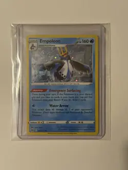Empoleon 37/172 - Brilliant Stars Cosmos Holo Rare - Pokemon TCG Card - 2022 NM - Image 1