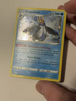 Empoleon 37/172 - Brilliant Stars Cosmos Holo Rare - Pokemon TCG Card - 2022 NM - Image 2