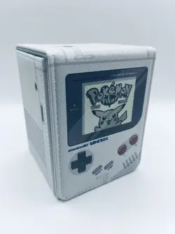 Pokemon Card Deck Box Pikachu Retro Game Boy Color TCG Fits 100 Cards - Image 1