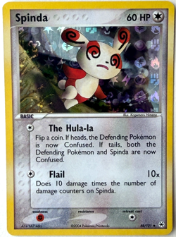 Spinda 48/101 Reverse Holo EX Hidden Legends 2004 LP Pokemon - Image 1