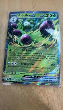 Arboliva ex Double Rare SV10: Destined Rivals 023/182 NM Holofoil Pokemon - Image 1