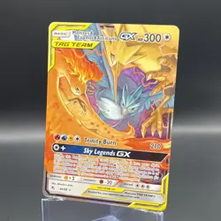 Moltres & Zapdos & Articuno GX 44/68 Hidden Fates Holo Ultra Rare Pokemon TCG - Image 1