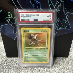 1999 POKEMON JUNGLE #9 PINSIR-HOLO PSA 9 - Image 1