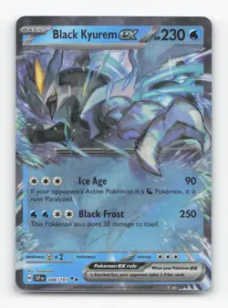 Pokemon TCG - Black Kyurem ex 048/191 Double Rare Surging Sparks - - Image 1