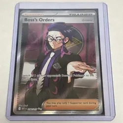 Boss’s Orders 256/217 Ultra Rare Full Art Pokemon TCG Ascended Heroes NM - Image 1