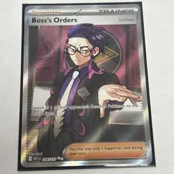 Boss’s Orders 256/217 Ultra Rare Full Art Pokemon TCG Ascended Heroes NM - Image 2