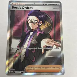 Boss’s Orders 256/217 Ultra Rare Full Art Pokemon TCG Ascended Heroes NM - Image 3