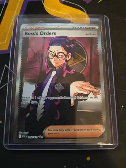 Pokemon Boss's Orders 256/217 Ascended Heros Full Art Trainer - Image 1