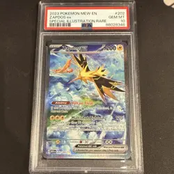 Pokemon 151 Zapdos 202/165 Special Illustration Rare SIR Gem Mint PSA 10 - Image 3