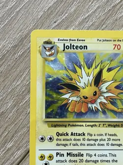 Pokemon Jolteon Legendary Collection 14/110 Holo Rare WOTC LP - Image 2