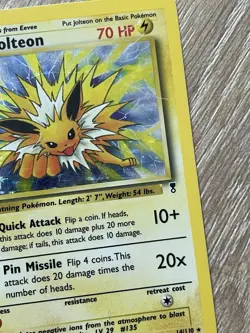 Pokemon Jolteon Legendary Collection 14/110 Holo Rare WOTC LP - Image 3