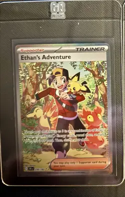 Pokemon Ethan's Adventure 236/182 SIR Destined Rivals Pack Fresh NM/M - Image 1