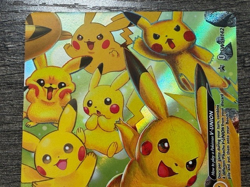 POKEMON FULL ART PIKACHU V UNION SWSH142 BLACK STAR PROMO LP-NM - Image 2