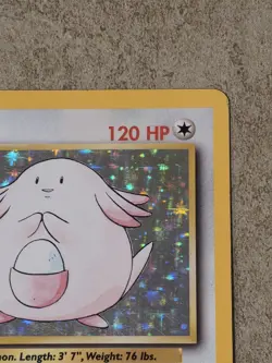 [ LP ] Chansey 3/102 Base Set Holo Rare 120HP Wizards Sugimori Pokemon - Image 2