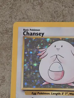 [ LP ] Chansey 3/102 Base Set Holo Rare 120HP Wizards Sugimori Pokemon - Image 3