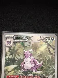 Pokemon Nidoking 174/165 SV: Scarlet & Violet 151 Illustration Rare Near Mint - Image 2