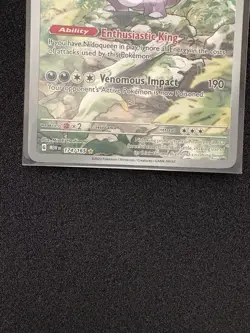 Pokemon Nidoking 174/165 SV: Scarlet & Violet 151 Illustration Rare Near Mint - Image 3