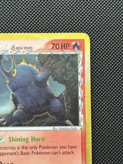 Heracross 3/101 - Delta Species Dragon Frontiers Holo Rare Pokemon TCG LP/MP+ - Image 4
