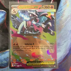 Mega Charizard X EX 029 Promo – Mega Evolution Tin – Pokemon TCG – NM - Image 1