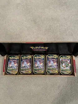 Pokemon Kanto Power Mini Tin 5 Pack Amazon Exclusive - Evolving and Fusion - Image 1