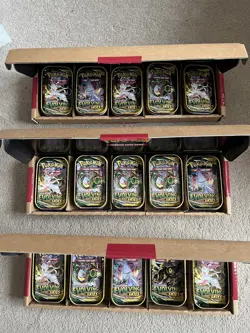 Pokemon Kanto Power Mini Tin 5 Pack Amazon Exclusive - Evolving and Fusion x3 - Image 2