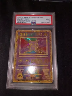 2000 Pokemon Game Promo Ancient Mew Movie PSA 9 Mint - Image 1