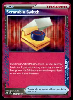Pokemon TCG Surging Sparks #186/191 Scramble Switch NM - Image 1