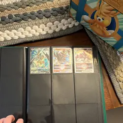 Pokemon TCG Holo Card Lot Kleavor VSTAR Pawmot EX Binder Storage Box Tin - Image 4