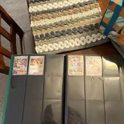 Pokemon TCG Holo Card Lot Kleavor VSTAR Pawmot EX Binder Storage Box Tin - Image 5