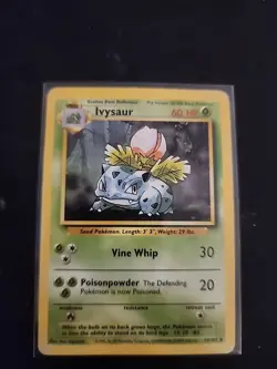 IVYSAUR - 30/102 - Base Set - Pokemon Card - LP - Image 1