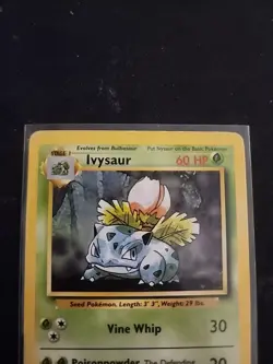 IVYSAUR - 30/102 - Base Set - Pokemon Card - LP - Image 2