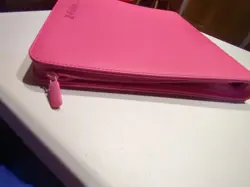 BCW Gaming Z-FOLIO 12-Pocket LX Album Pink Holds 480 Cards Zipper Closure - Image 5