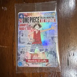 One Piece Card Game Monkey.D.Luffy College Basketball US Voyage - Image 1