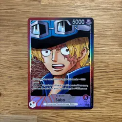 One Piece Sabo Leader Card OP13-004 5000 Power Standard One Piece CCG - Image 1