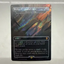 [1x] Bridge of Khazad-dum (0380) - Ensnaring Bridge - Surge Foil - Borderless NM - Image 1