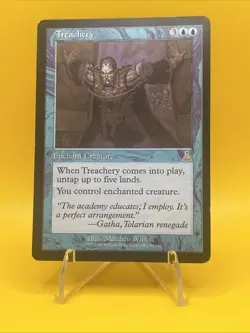 MTG x1 Treachery - Urza's Destiny- non-Foil (LP - Bend See pics) - Image 1