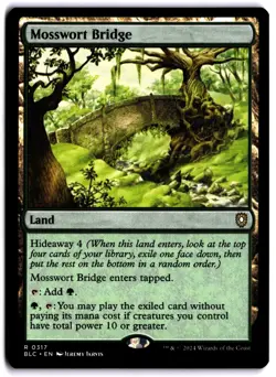 Mosswort Bridge NM BLC Commander: Bloomburrow MTG - Image 1