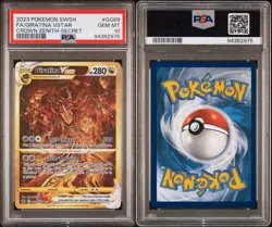 2023 POKEMON SWORD & SHIELD CROWN ZENITH SECRET FULL ART/GIRATINA VSTAR PSA 10 - Image 3