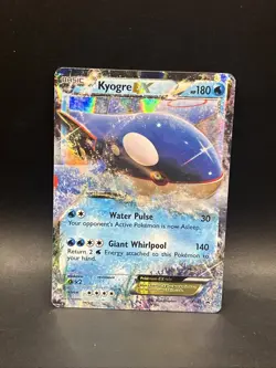 Kyogre EX XY41 XY Promo Ultra Rare EX Holo Water Basic Pokemon Card - Image 1