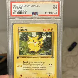 Pokemon TCG Pikachu Jungle 1st Edition Regular 60/64 50 HP Common Wizards - Image 1